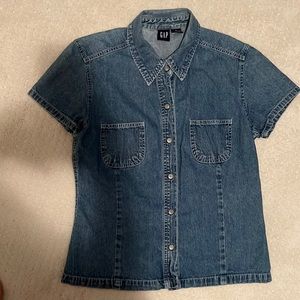 Gap Denim short sleeve shirt